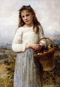 Jeune fille avec un panier de fruits, 1905 - William Adolphe Bouguereau