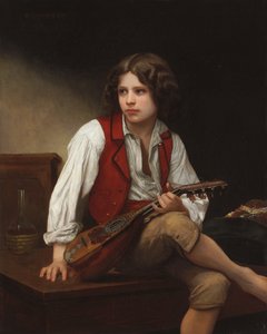Italien avec une mandoline - William Adolphe Bouguereau