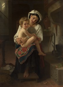 Jeune mère regardant son enfant, 1871 - William Adolphe Bouguereau