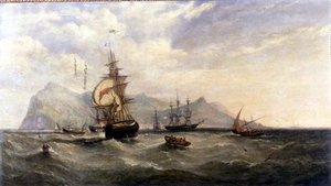 En route - Entrée des routes de Funchal, Madère - William Adolphus Knell
