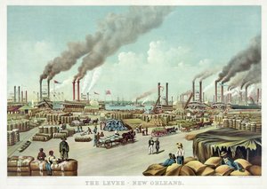 Le Quai, La Nouvelle-Orléans, pub. Currier & Ives