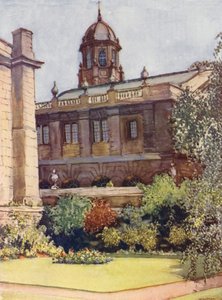 Théâtre Sheldonian et bibliothèque Bodleian depuis le jardin du recteur, Exeter College - William Ainsworth Wildman