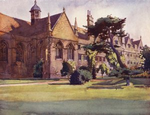 Façade du jardin du Wadham College - William Ainsworth Wildman