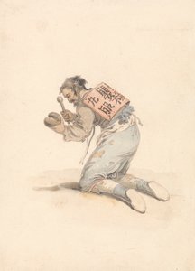 Un mendiant chinois - William Alexander