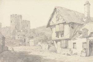 Conway, Pays de Galles du Nord : Le Château et la Vieille Maison Collégiale