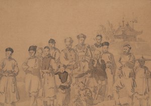 Groupe de Chinois - William Alexander