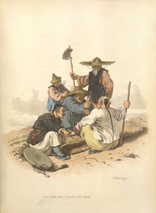 Hommes jouant aux dés - William Alexander