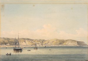La ville de Valparaiso sur la côte du Chili - William Alexander