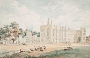 Vue du sud-ouest, Cassiobury, Hertfordshire - William Alexander