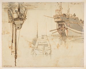 f.58 145v Bateau. Rivière Lim-po. 20 nov, d