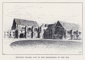 Palais de Croydon, Une des Résidences du Siège (gravure)