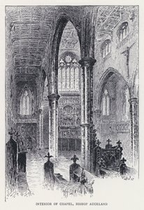 Intérieur de la chapelle, Bishop Auckland - William Alexander Ansted