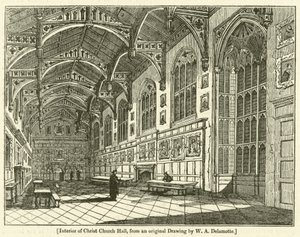 Intérieur de la salle de Christ Church - William Alfred Delamotte