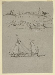 Scènes de rivière - William Alfred Delamotte