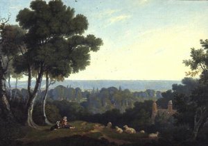 Scène dans la vallée de Marlow - William Alfred Delamotte