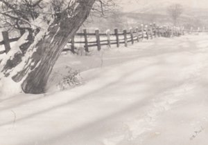 Chemin dans la neige - William B. Post