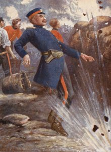 Illustration pour la vie du général Gordon (lithographie couleur)