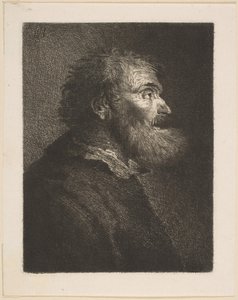Un vieil homme de profil, 1761 - William Baillie