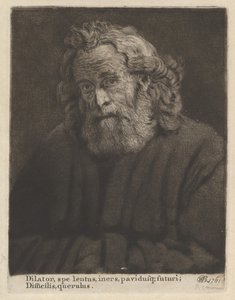 Vieil homme à la longue barbe, 1761 - William Baillie