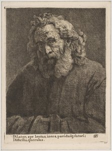 Vieil homme avec une longue barbe, 1761