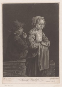 Deux orphelins avec un morceau de pain (Parish Orphans) - William Baillie