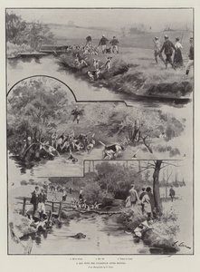 Une journée avec les chiens de loutre de Culmstock - William Barnes Wollen