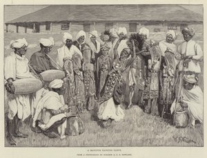 Une fête dansante à Manipur - William Barnes Wollen