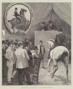 Préparation pour la saison de chasse, vente des chasseurs de Kingsbury - William Barnes Wollen