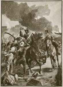 Thackwell à Sobraon, 1846, illustration de 