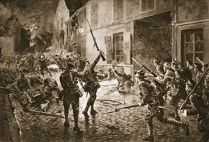 Les Coldstream Guards à Landrecies, août 1914 - William Barnes Wollen