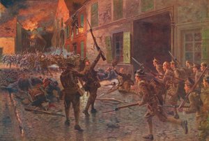 Les Coldstream Guards à Landrecies, août 1914, 1915 1928 - William Barnes Wollen