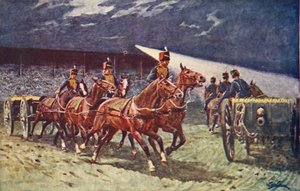 La Royal Horse Artillery au Searchlight Tattoo - William Barnes Wollen