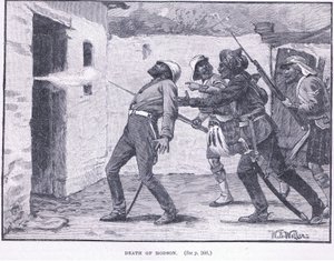 La mort de Hodson 1858 après J.-C. - William Barnes Wollen
