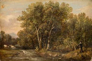 Paysage boisé, 1851 - William Bath