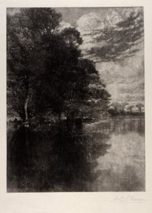 Le hangar à bateaux de Hawthorne - William Baxter Closson