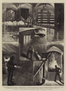 Croquis dans le Département de Ventilation sous la Chambre des Communes