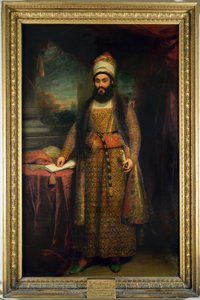 Portrait de Mirza Abul Hassan, ambassadeur persan (1785-1880) envoyé par le roi de Perse en Angleterre, 1809