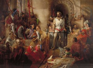 Le procès de Sir William Wallace à Westminster - William Bell Scott