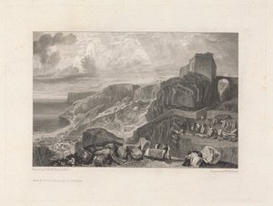 Château de Bow and Arrow, Île de Portland - William Bernard Cooke