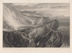 Lulworth Cove, Dorsetshire - William Bernard Cooke