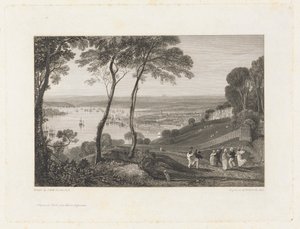 Dock de Plymouth, depuis Mount Edgecumbe