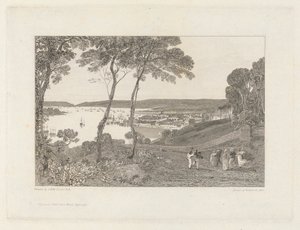 Dock de Plymouth depuis Mount Edgecumbe