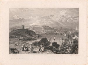 Plymouth depuis Mount Batten - William Bernard Cooke