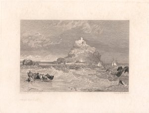 Mont Saint-Michel, Cornouailles - William Bernard Cooke