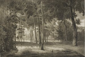 Vue depuis le bosquet élyséen - William Birch