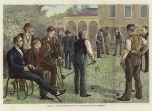 Croquet à la maison de convalescence de l