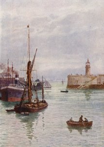 Dans le port de Ramsgate - William Biscombe Gardner