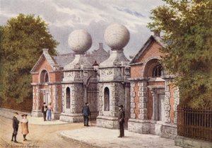Entrée principale, Collège naval royal, Greenwich - William Biscombe Gardner
