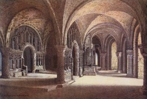 La chapelle de "Notre-Dame" dans la crypte, cathédrale de Canterbury - William Biscombe Gardner