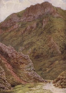 Le rocher du lion dans les Winnats, entre Castleton et Edale - William Biscombe Gardner